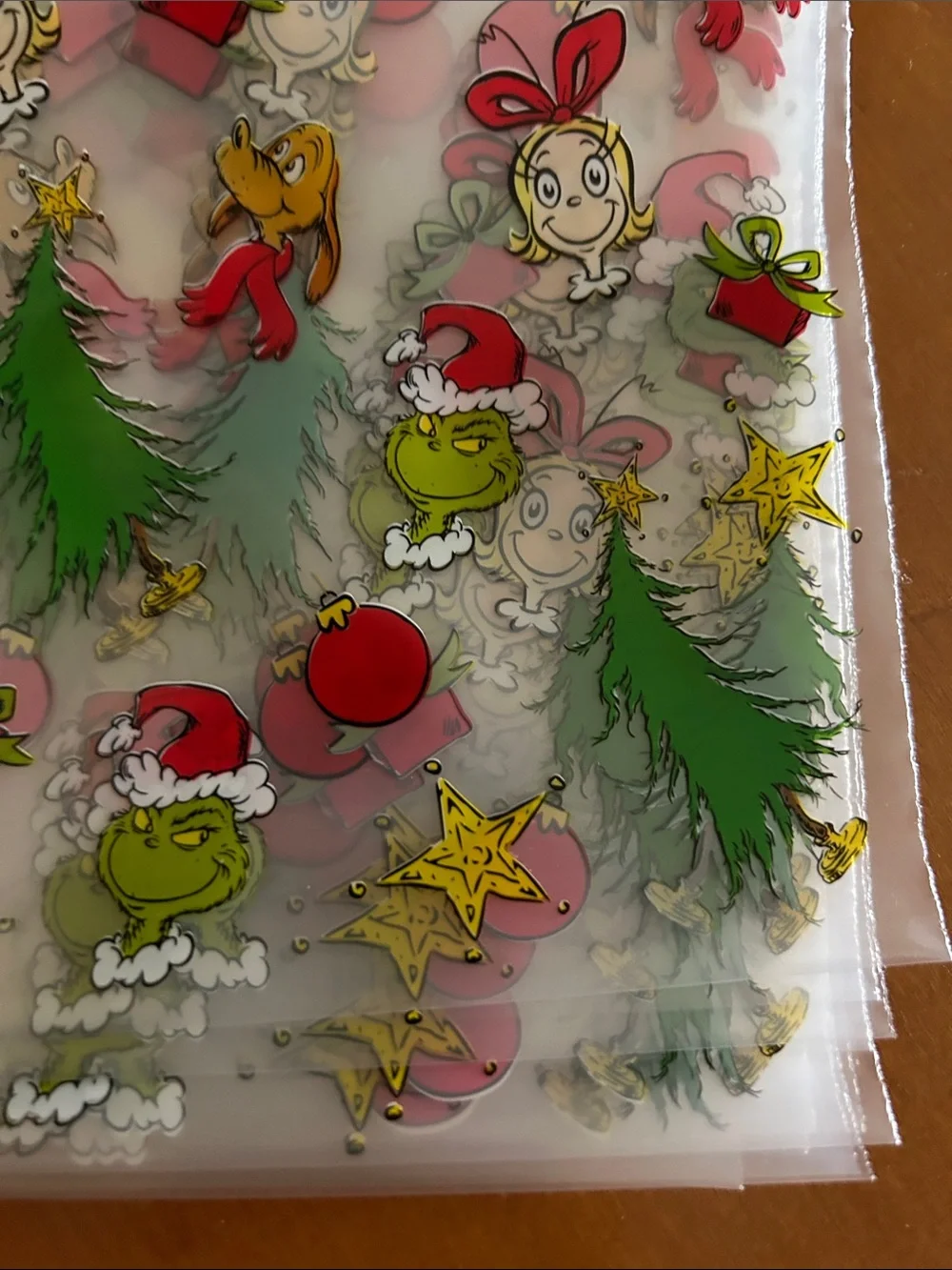 Green Holiday Treat Bags - 12 Pack